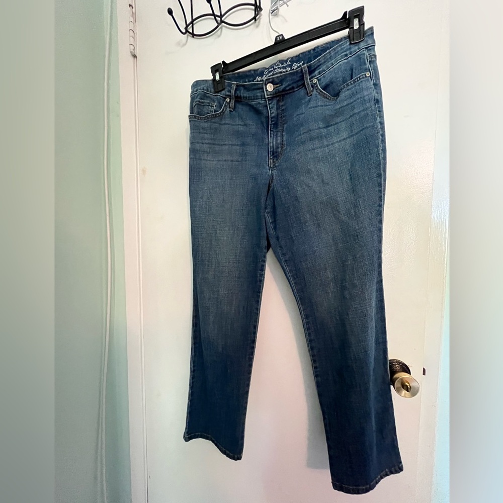 Gloria Vanderbilt Jeans All Around Slimming Effect straight leg Size 14